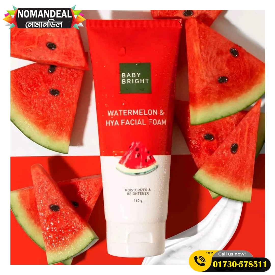 Baby Bright Watermelon & Hya Facial Foam